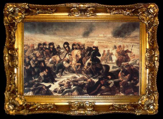 framed  Baron Antoine-Jean Gros Napoleon at the Battlefield of Eylau, ta009-2